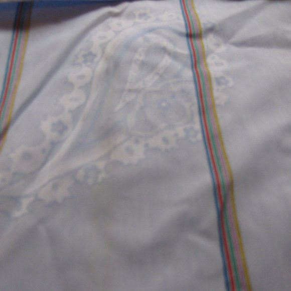 Robert Graham Mens Large Shirt Flip Cuff Blue Paisley - Picture 9 of 10